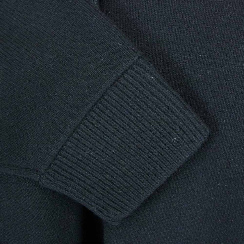 Yohji Yamamoto ヨウジヤマモト GK4563 Y-3 ワイスリー M CLASSIC WINTER KNIT HOODED FULL-ZIP HOODIE クラシック ウィンター ニット ジップ パーカー ブラック系 2XL【極上美品】【中古】