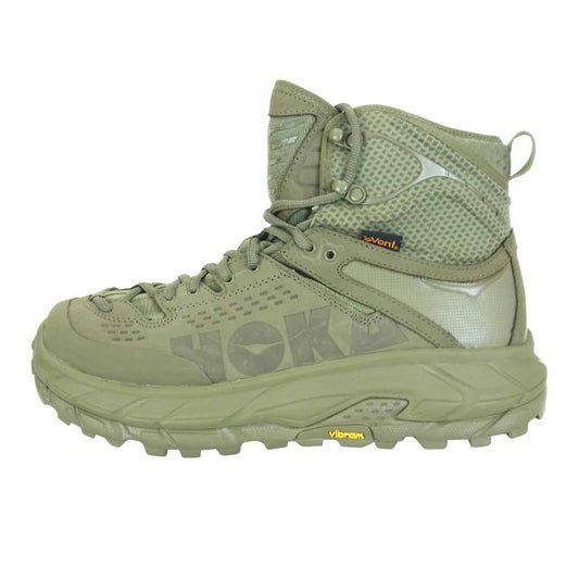 HOKA ONE ONE ホカ オネオネ 1107293-BTOL TOR ULTRA HI 2 WP トゥ ウルトラ ハイ 2 ウォータープルーフ ハイカット スニーカー オリーブ系 27.5cm【極上美品】【中古】