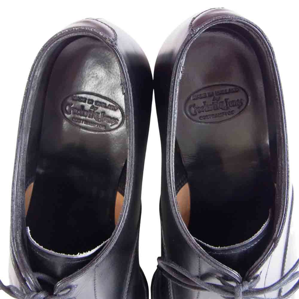 クロケット&ジョーンズ AUDLEY 3 オードリー ストレートチップ シューズ ブラック系 6.5【中古】