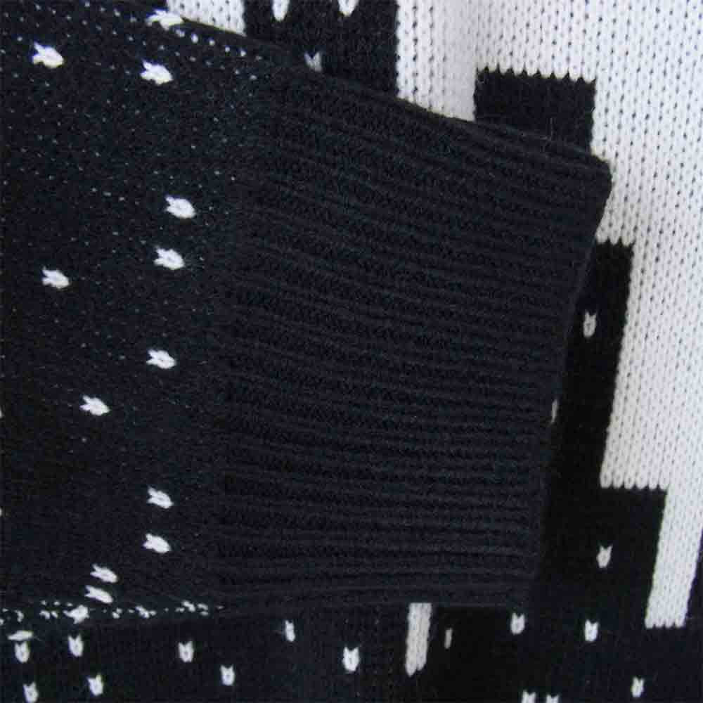 Supreme シュプリーム New York Sweater ニューヨーク ニット セーター 白×黒 S【美品】【中古】