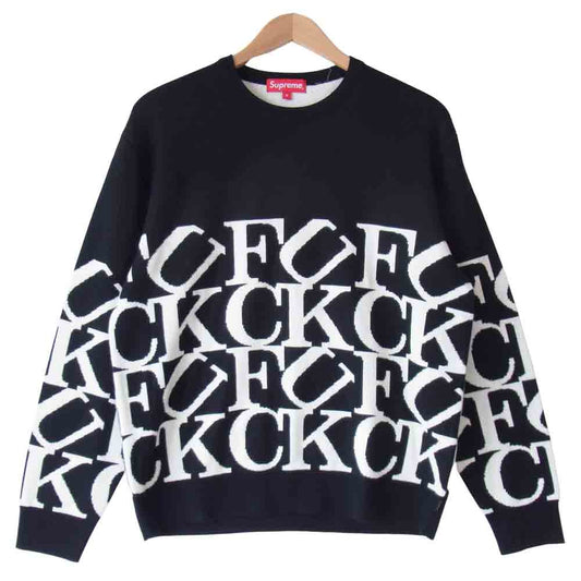 Supreme シュプリーム 20AW Fuck Sweater ファック ニット セーター ブラック系 S【美品】【中古】