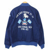 Buzz Rickson's バズリクソンズ BR14821 × PEANUTS ピーナッツ SNOOPY TOUR JACKET スヌーピー ツアー ジャケット ネイビー系 42【新古品】【未使用】【中古】