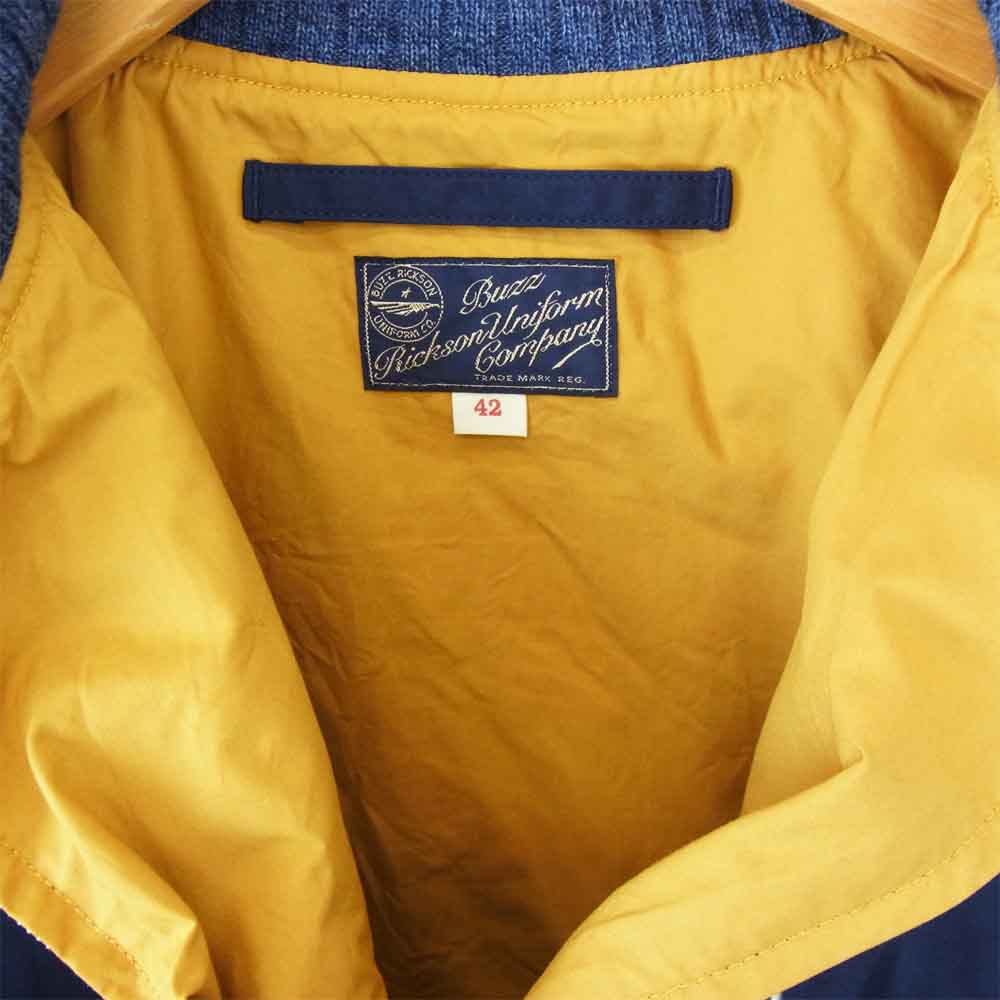 Buzz Rickson's バズリクソンズ BR14821 × PEANUTS ピーナッツ SNOOPY TOUR JACKET スヌーピー ツアー ジャケット ネイビー系 42【新古品】【未使用】【中古】