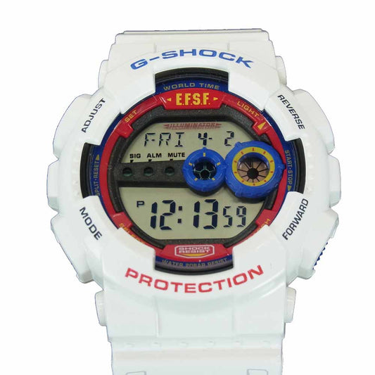 CASIO G-SHOCK カシオ ジーショック GD-100 × GUNDAM ガンダム 35周年記念 ホワイト系【新古品】【未使用】【中古】