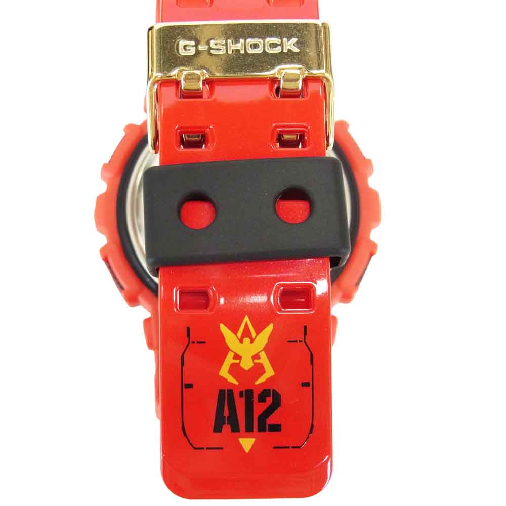 CASIO G-SHOCK カシオ ジーショック GD-100 × GUNDAM ガンダム 35周年記念 シャア 専用  レッド系【新古品】【未使用】【中古】