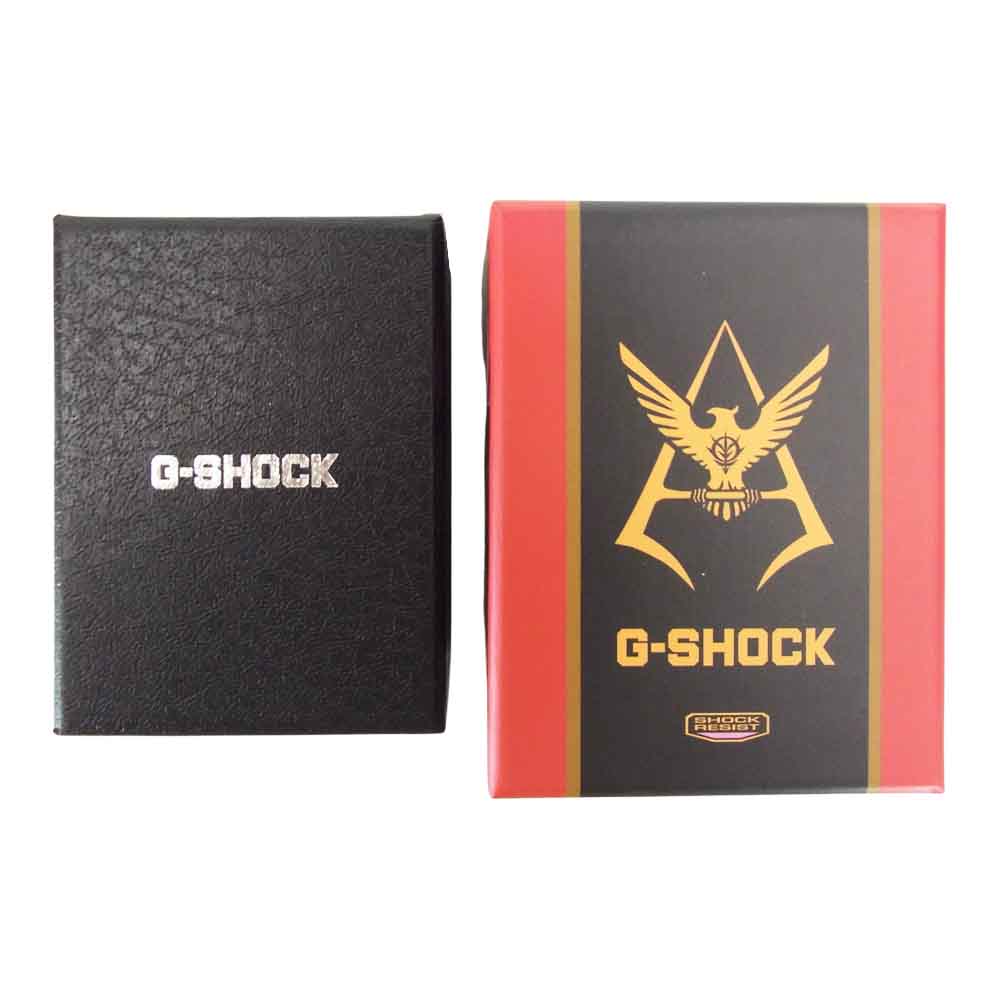 CASIO G-SHOCK カシオ ジーショック GD-100 × GUNDAM ガンダム 35周年記念 シャア 専用  レッド系【新古品】【未使用】【中古】