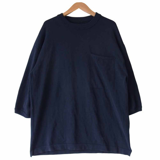 クレプスキュール 1801-006 コットン セーター カットソー ネイビー系 2【中古】