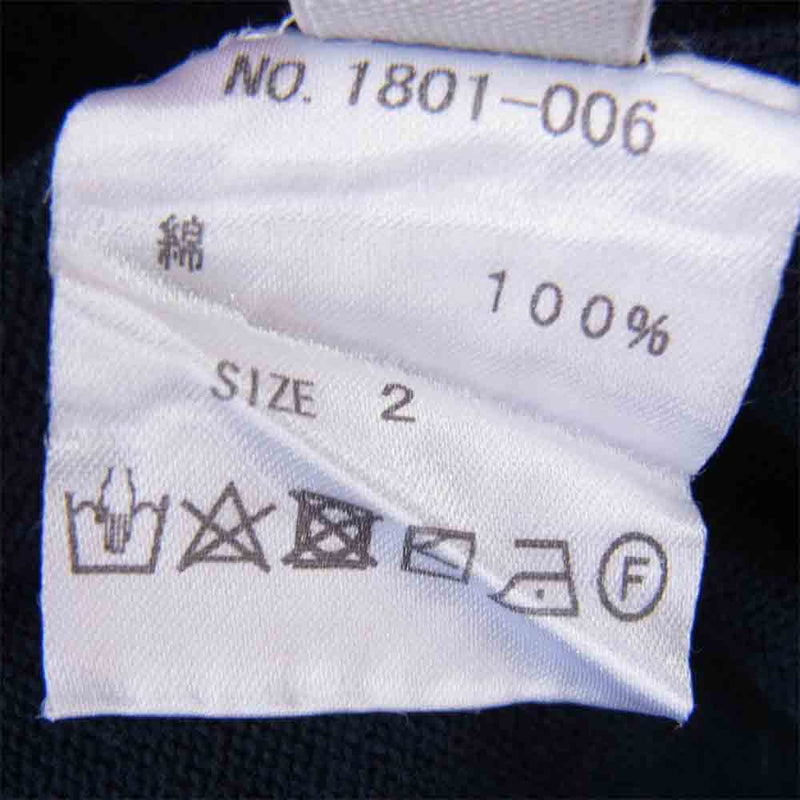 クレプスキュール 1801-006 コットン セーター カットソー ネイビー系 2【中古】