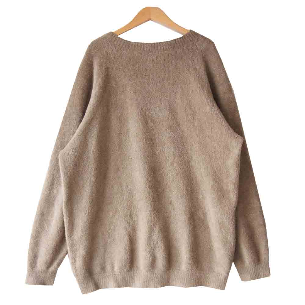 クレプスキュール 2003-005 Cotton mole crew コットン クルーネック ニット ベージュ系 2【中古】