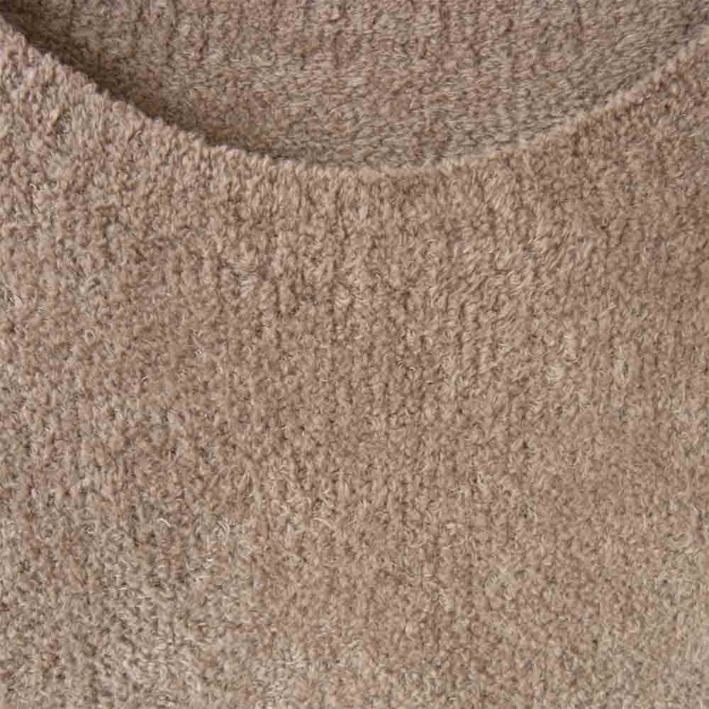 クレプスキュール 2003-005 Cotton mole crew コットン クルーネック ニット ベージュ系 2【中古】