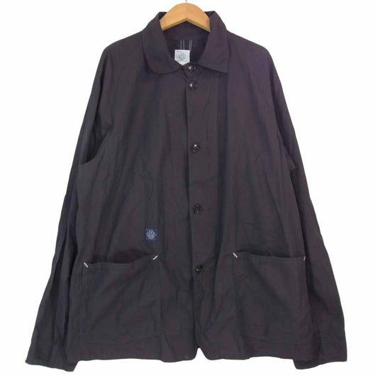 POST OVERALLS ポストオーバーオールズ コットン ジャケット ネイビー系 L【中古】