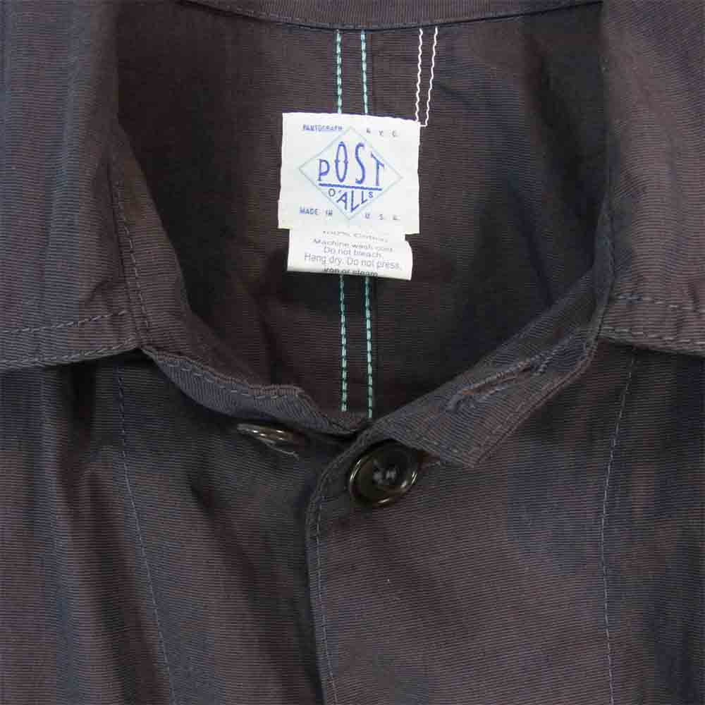 POST OVERALLS ポストオーバーオールズ コットン ジャケット ネイビー系 L【中古】