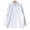 GRAPHPAPER グラフペーパー GM202-50638L Thomas Mason トーマスメイソン Regular Collar Shirt レギュラー カラー シャツ 白×青 F【中古】