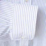 GRAPHPAPER グラフペーパー GM202-50638L Thomas Mason トーマスメイソン Regular Collar Shirt レギュラー カラー シャツ 白×青 F【中古】