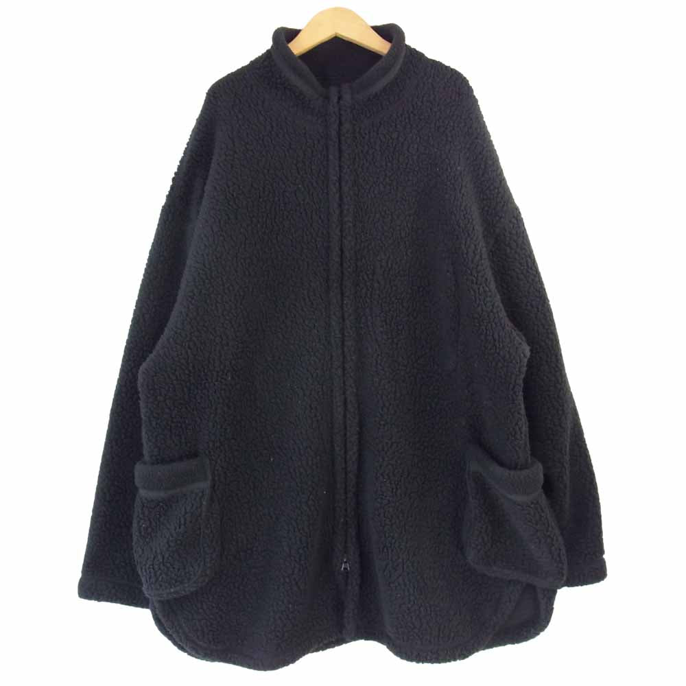 PORTER CLASSIC ポータークラシック 19AW FLEECE ZIP UP SHIRT JACKET フリースジャケット ブラック系 4【中古】