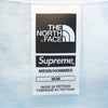 Supreme シュプリーム 21SS NT12100I × THE NORTH FACE ノースフェイス ICE CLIMB HOODED SWEAT アイス クライム フーデッド スウェット パーカー 水色系 M【新古品】【未使用】【中古】