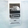 Supreme シュプリーム 21SS NT12100I × THE NORTH FACE ノースフェイス ICE CLIMB HOODED SWEAT アイス クライム フーデッド スウェット パーカー 水色系 M【新古品】【未使用】【中古】
