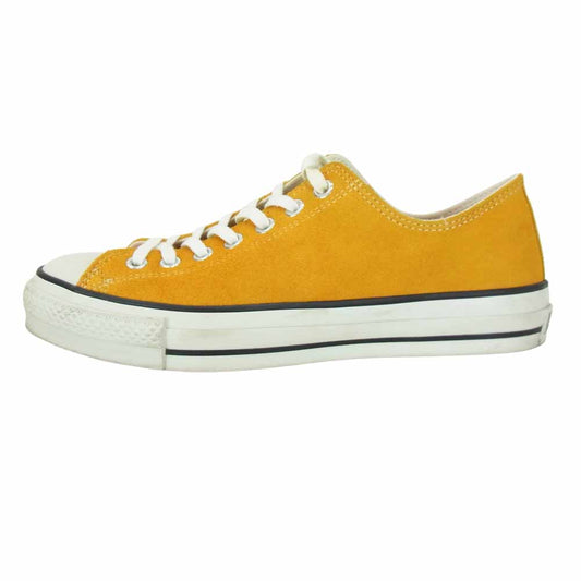 CONVERSE コンバース 日本製 SUEDE AS J OX スエード ローカット イエロー系 27cm【美品】【中古】
