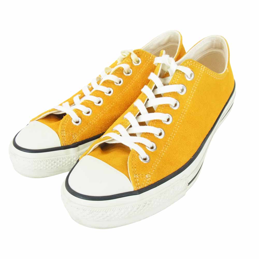 CONVERSE コンバース 日本製 SUEDE AS J OX スエード ローカット イエロー系 27cm【美品】【中古】