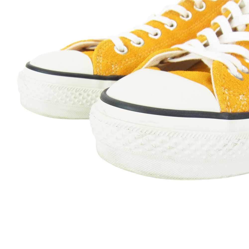 CONVERSE コンバース 日本製 SUEDE AS J OX スエード ローカット イエロー系 27cm【美品】【中古】