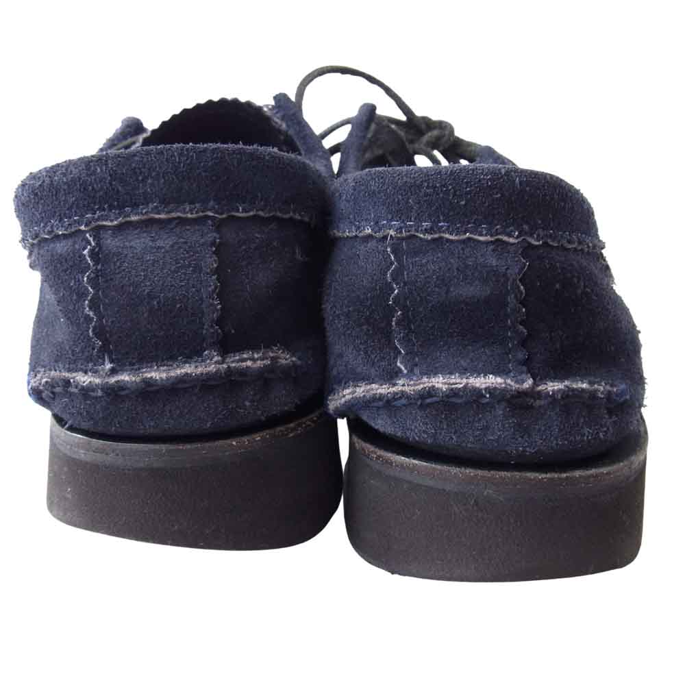 ユケテン スエード モカシン シューズ ネイビー系 8.5【中古】