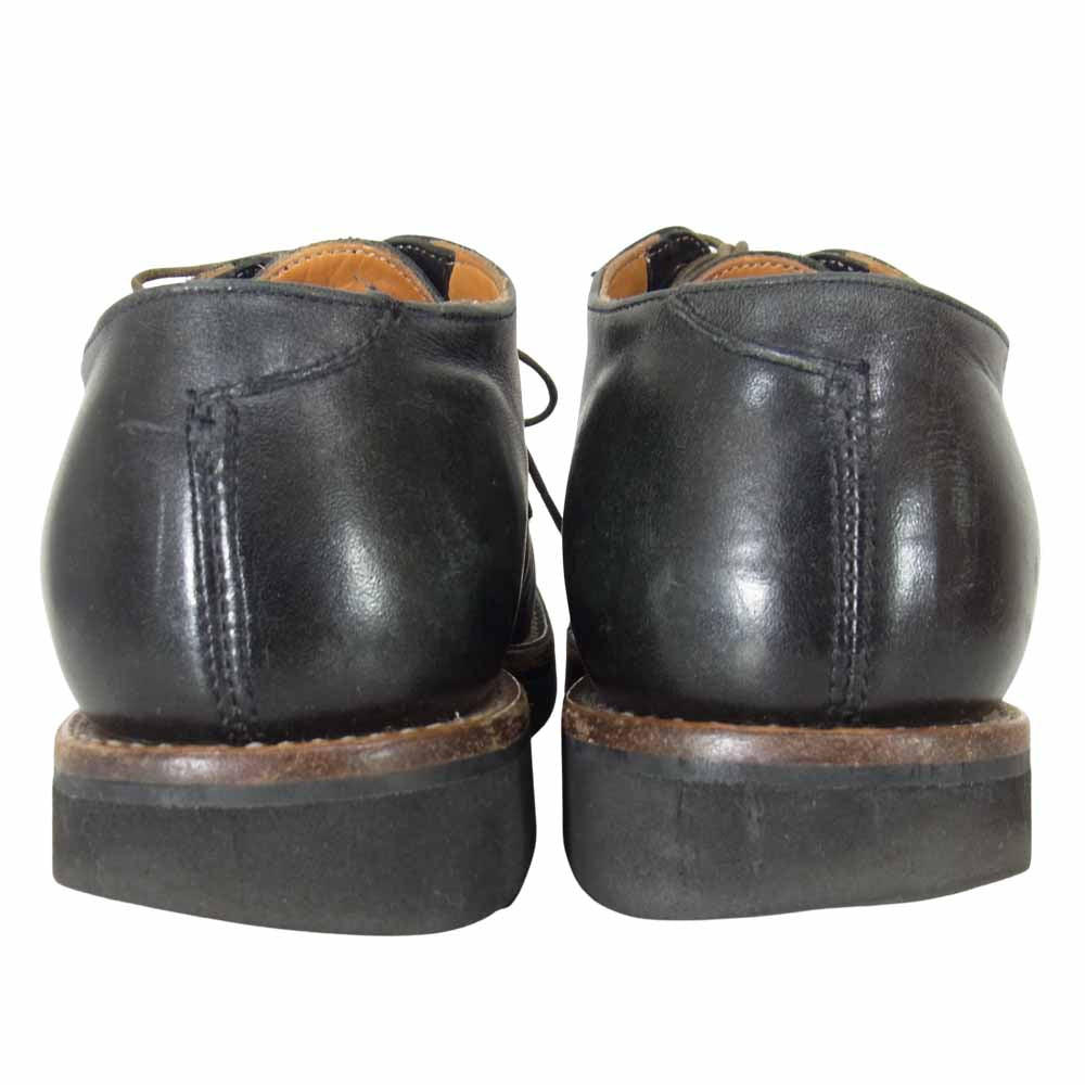 VIBERG ヴァイバーグ レザー オックスフォードシューズ レースアップ ブーツ ブラック系 8【中古】