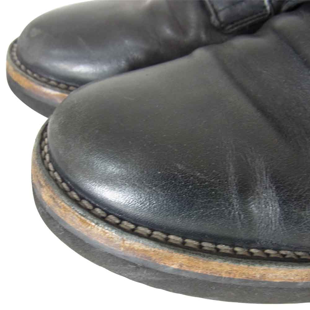 VIBERG ヴァイバーグ レザー オックスフォードシューズ レースアップ ブーツ ブラック系 8【中古】