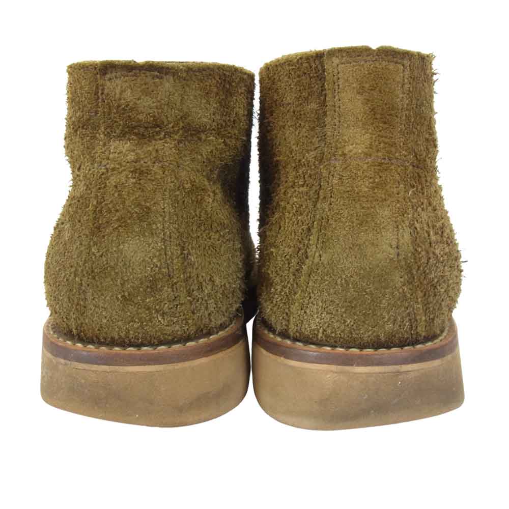 VIBERG ヴァイバーグ × Nigel Cabourn ナイジェルケーボン スエード チャッカ ブーツ ブラウン系 実寸約26㎝【中古】