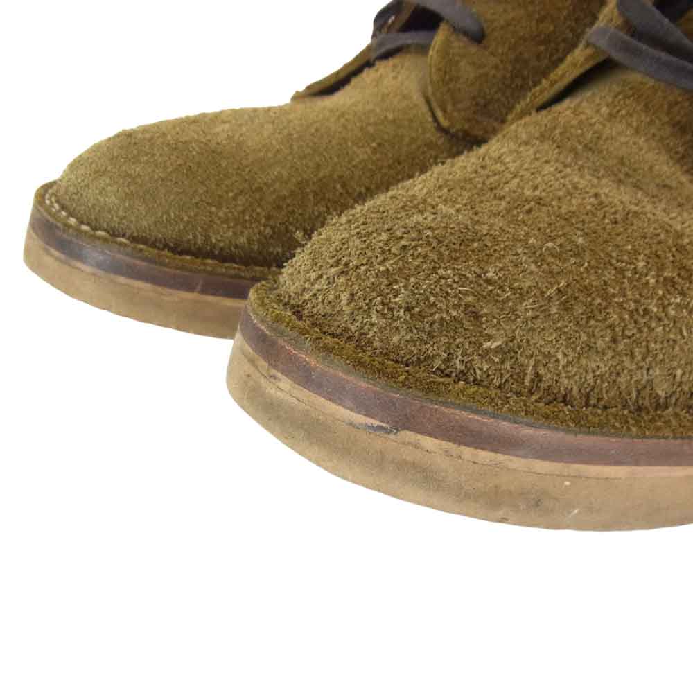 VIBERG ヴァイバーグ × Nigel Cabourn ナイジェルケーボン スエード チャッカ ブーツ ブラウン系 実寸約26㎝【中古】