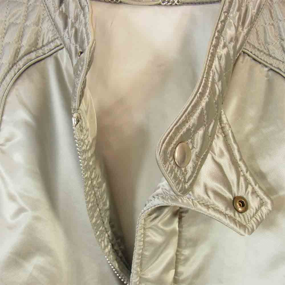 DOLCE&GABBANA ドルチェアンドガッバーナ 国内正規品 キルティング ジャケット シルバー系 52【中古】