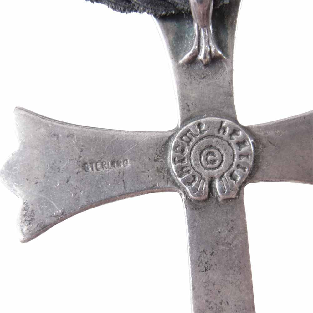 CHROME HEARTS クロムハーツ（原本無） ラージ CHクロス ペンダント ネックレス シルバー系【中古】
