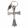 CHROME HEARTS クロムハーツ（原本無） ラージ CHクロス ♯5 ダガー キーリング シルバー系【中古】