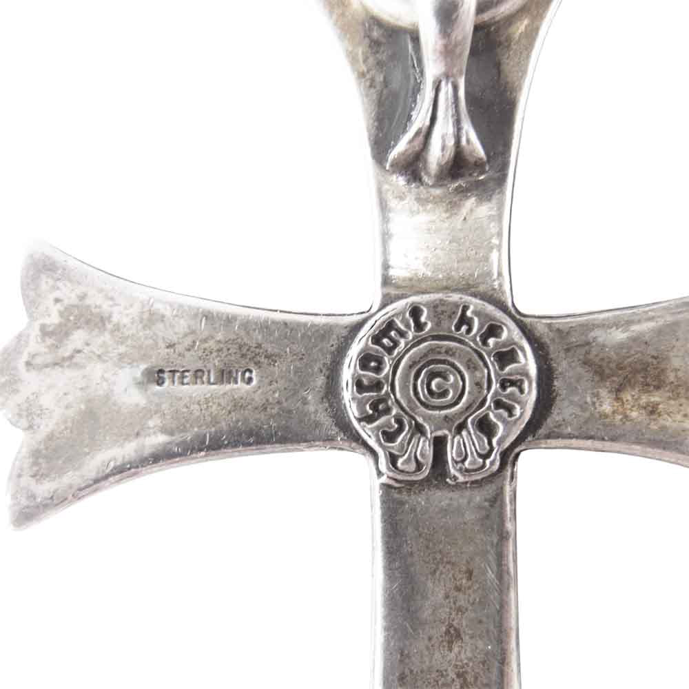 CHROME HEARTS クロムハーツ（原本無） ラージ CHクロス ♯5 ダガー キーリング シルバー系【中古】