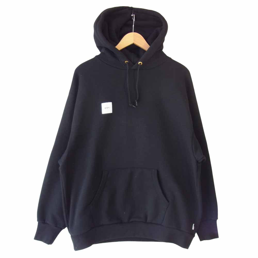 WTAPS ダブルタップス 20SS 201ATDT-CSM21 HOME BASE HOODED ホームベース フーデッド プルオーバー パーカー ブラック系 2【中古】
