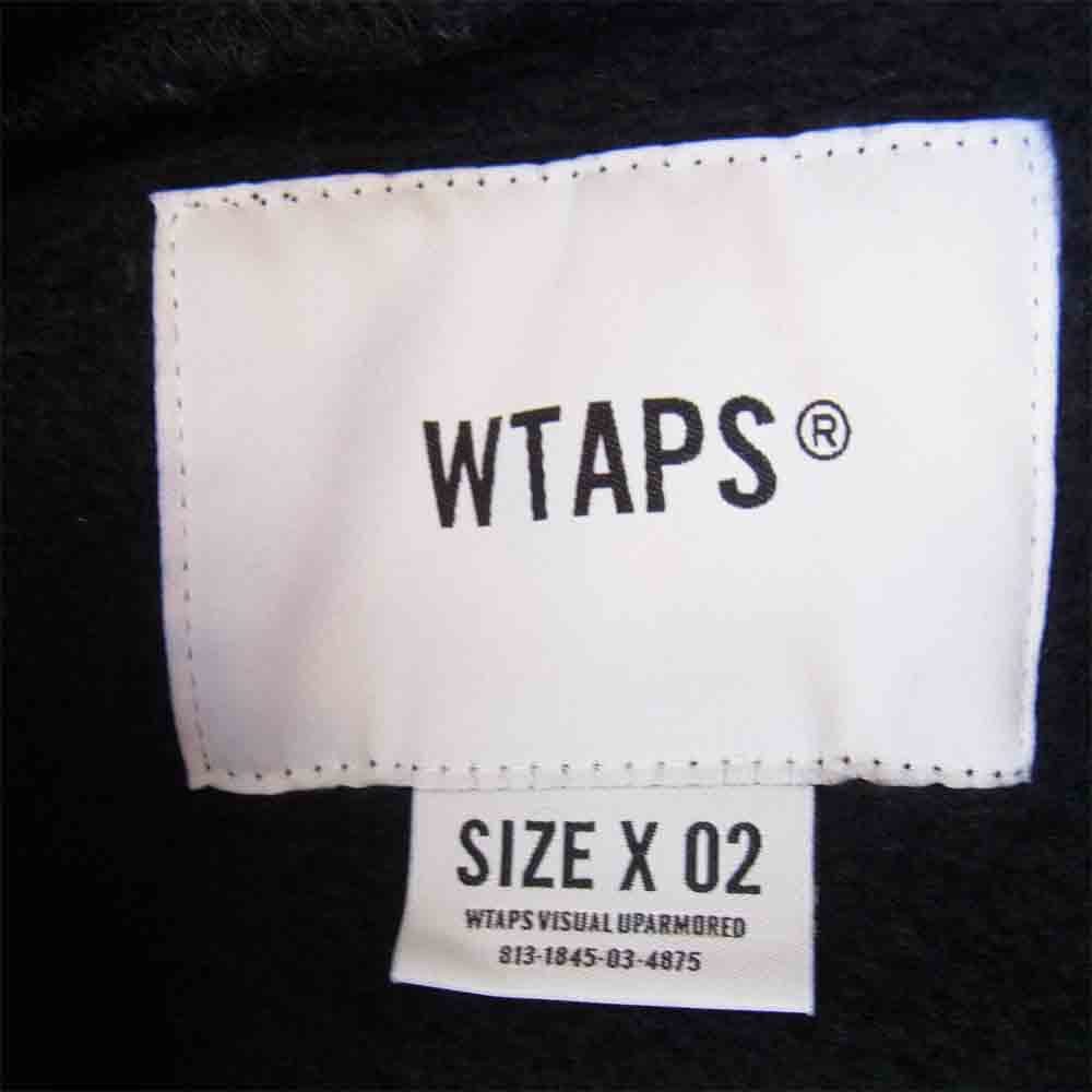WTAPS ダブルタップス 20SS 201ATDT-CSM21 HOME BASE HOODED ホームベース フーデッド プルオーバー パーカー ブラック系 2【中古】