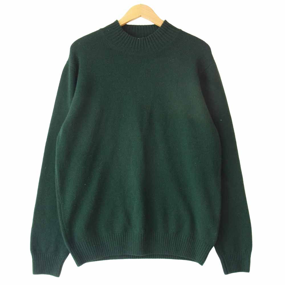 マーズニットウェア 20AW LAMBSWOOL PLAIN T／N ニット セーター グリーン系 XL【中古】