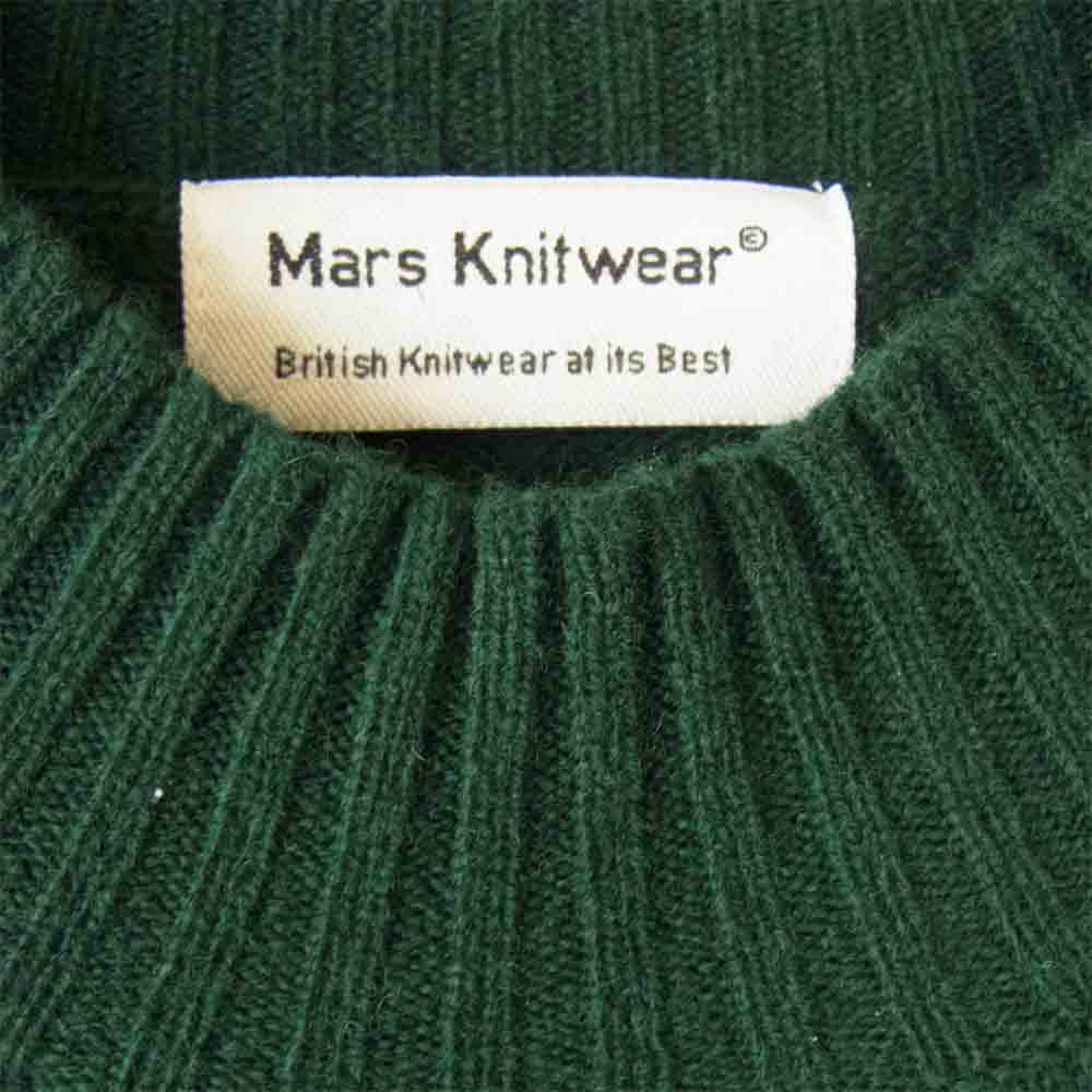 マーズニットウェア 20AW LAMBSWOOL PLAIN T／N ニット セーター グリーン系 XL【中古】