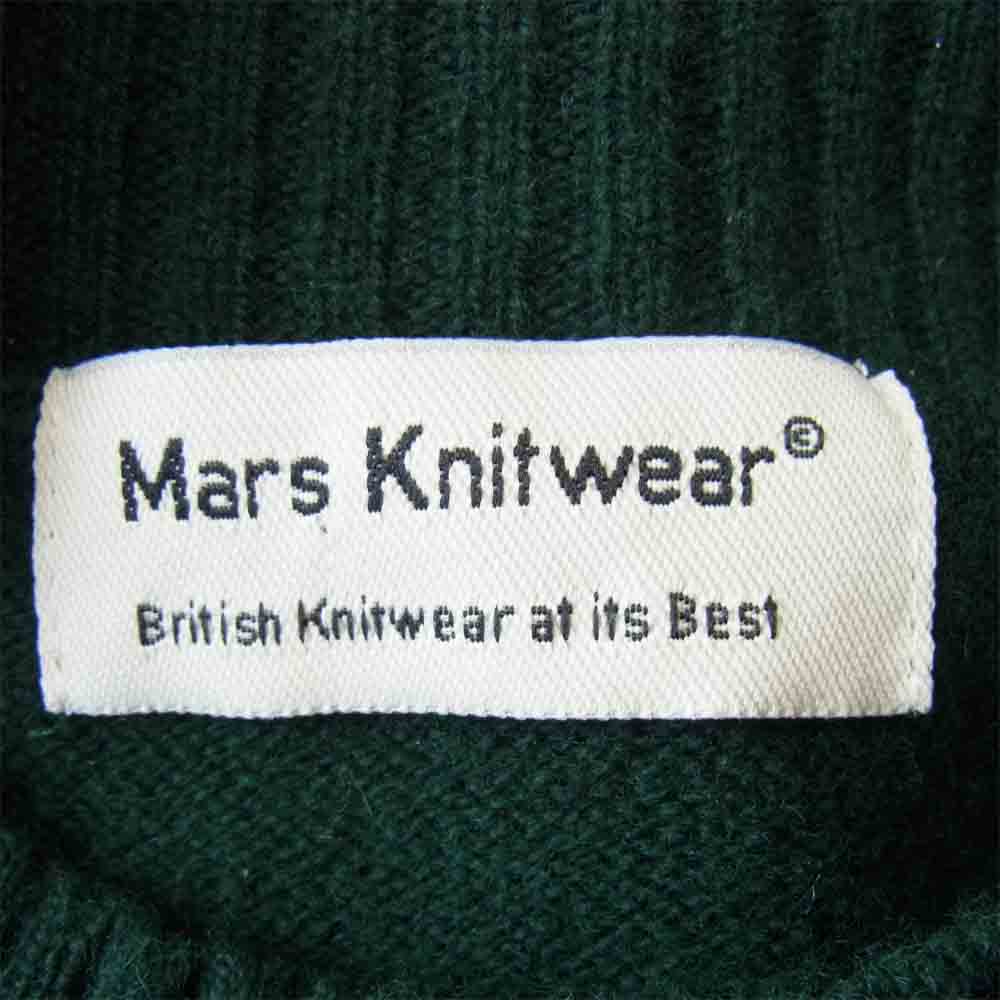 マーズニットウェア 20AW LAMBSWOOL PLAIN T／N ニット セーター グリーン系 XL【中古】