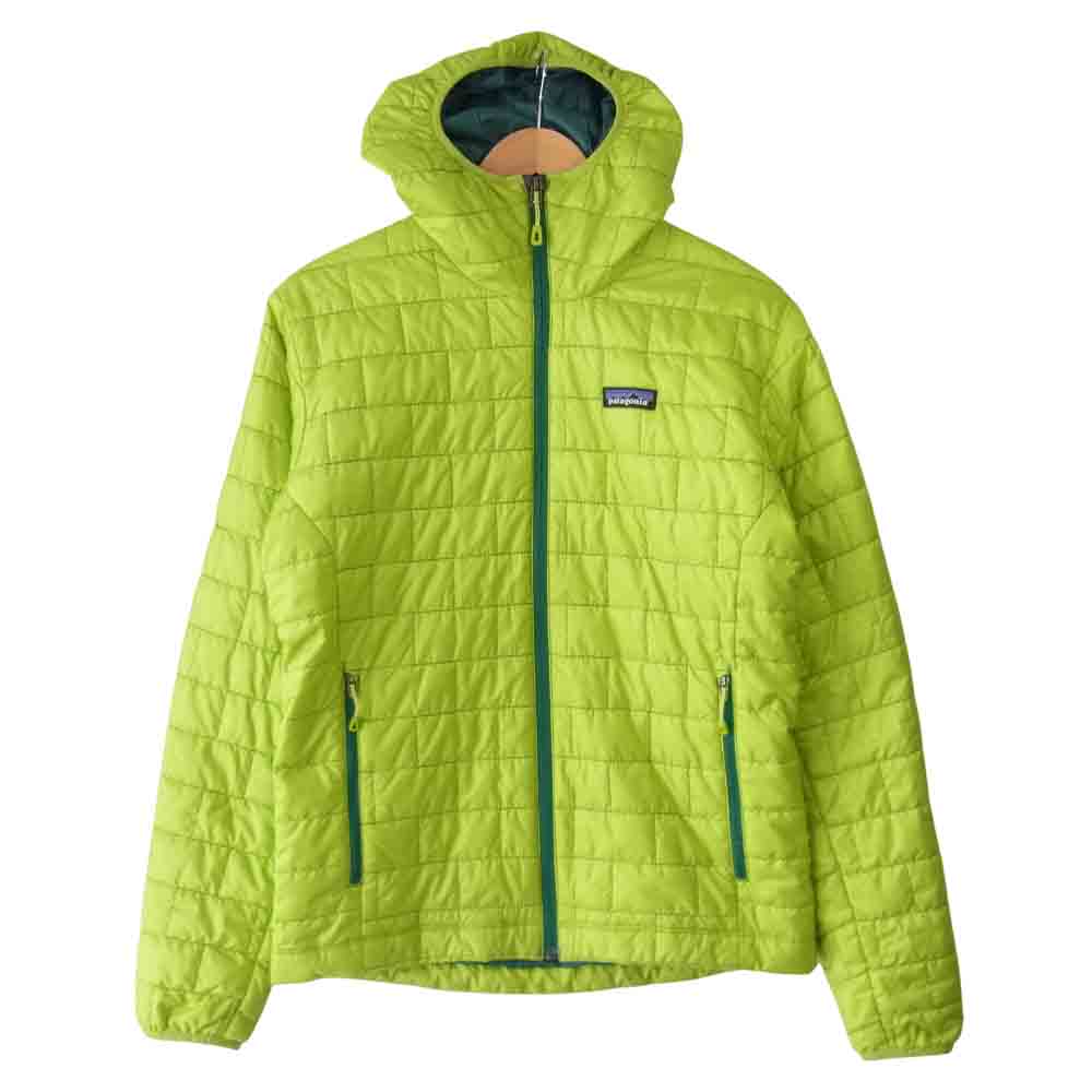 patagonia パタゴニア FA15 84221 Nano Puff Hoody ナノパフ フーディー 中綿 ジャケット グリーン系 S【中古】