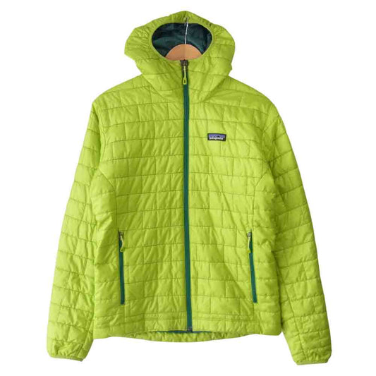 patagonia パタゴニア FA15 84221 Nano Puff Hoody ナノパフ フーディー 中綿 ジャケット グリーン系 S【中古】