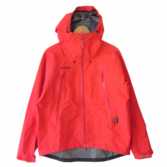 Mammut マムート JP1010-12721 GORE-TEX THUNDER STORM RAIN SUITS ゴアテックス サンダーストーム レインスーツ 赤×紺 M【中古】