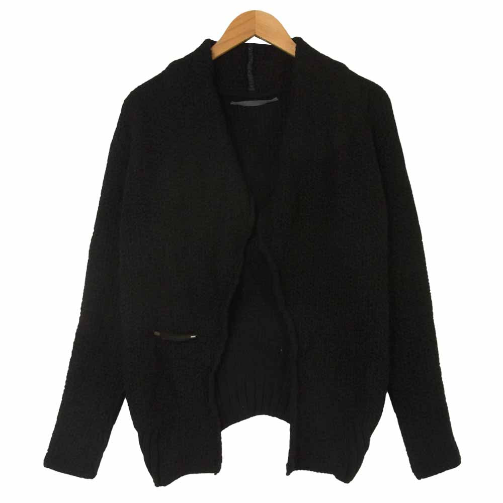 ダニエルアンデルセン ウール カーディガン ベルギー製 ブラック系 44【中古】