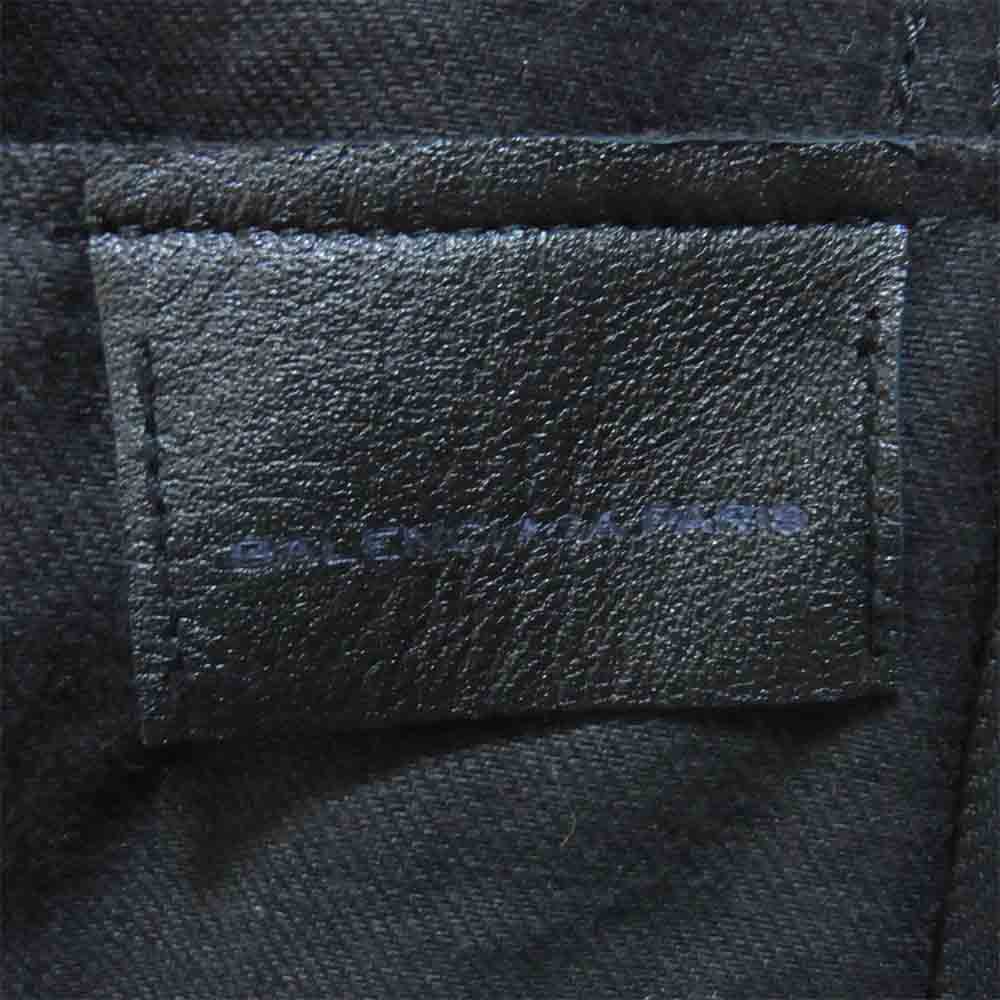 BALENCIAGA バレンシアガ 236081 国内正規品 デニム ジャケット イタリア製 ブラック系 44【中古】