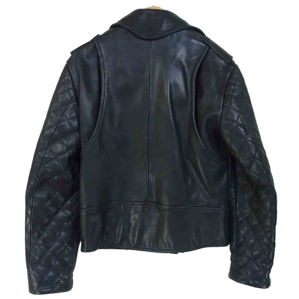 JW アンダーソン レザー ダブル ライダース ジャケット イギリス製 ブラック系 S【中古】