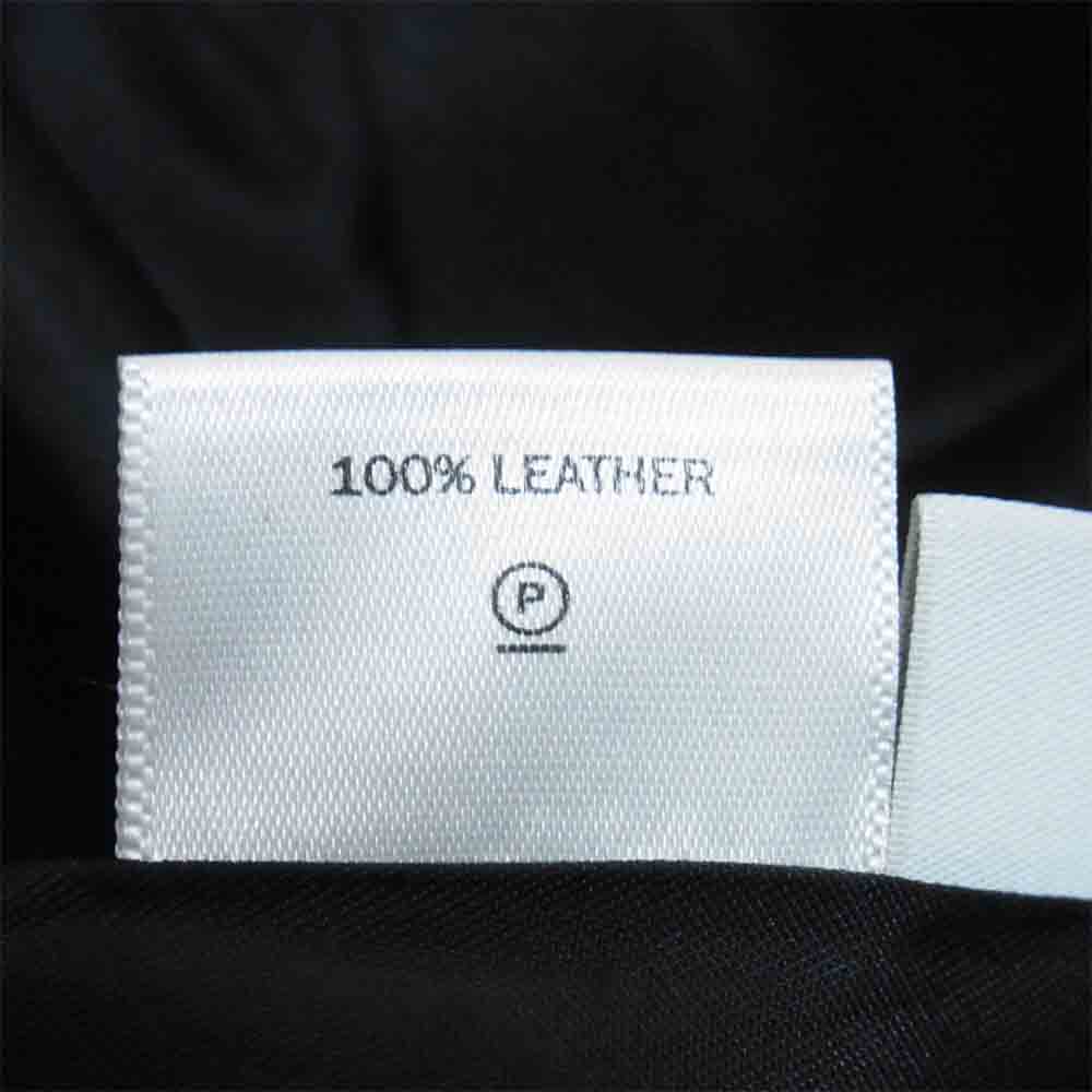 JW アンダーソン レザー ダブル ライダース ジャケット イギリス製 ブラック系 S【中古】