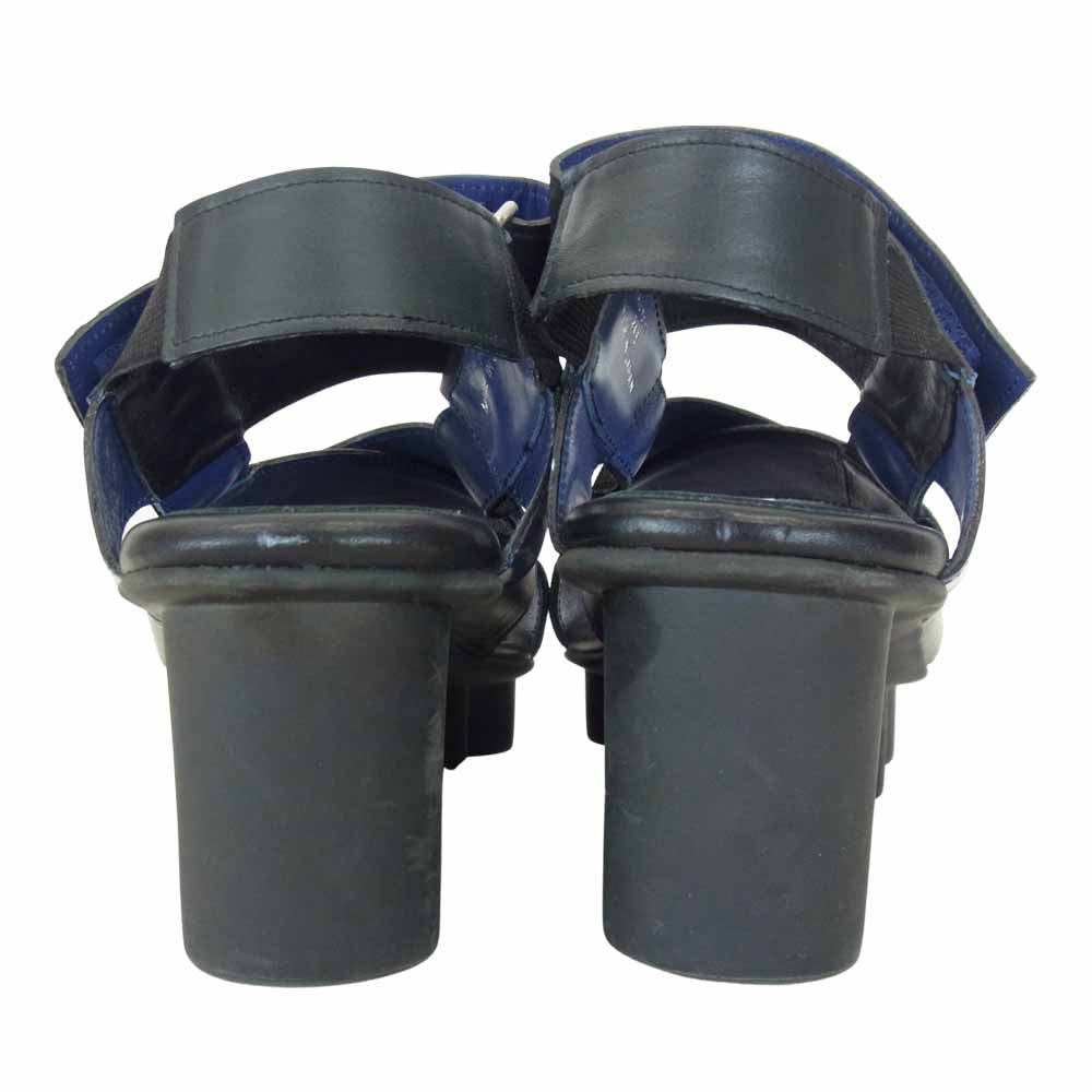 PLEATS PLEASE プリーツプリーズ AJ501 ISSEY MIYAKE イッセイミヤケ ストラップ サンダル ブラック系 24.5cm【中古】