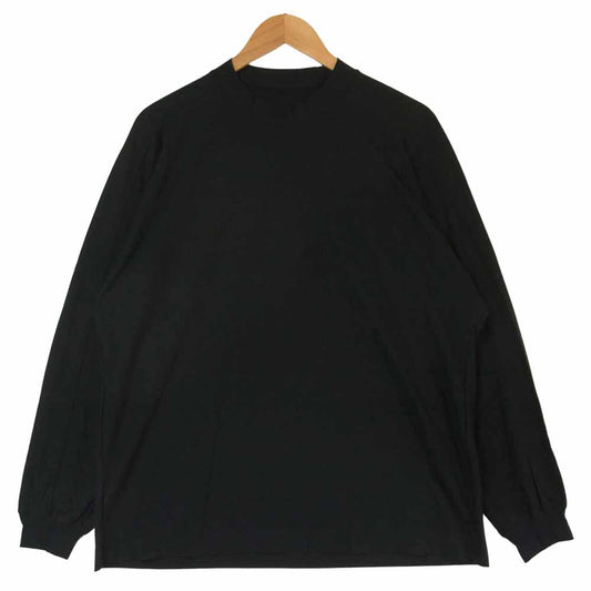 ISSEY MIYAKE イッセイミヤケ HP01JK307 オムプリッセ HOMME PLISSE RELEASE-T 1 モックネック カットソー 長袖 Tシャツ ブラック系 3【美品】【中古】