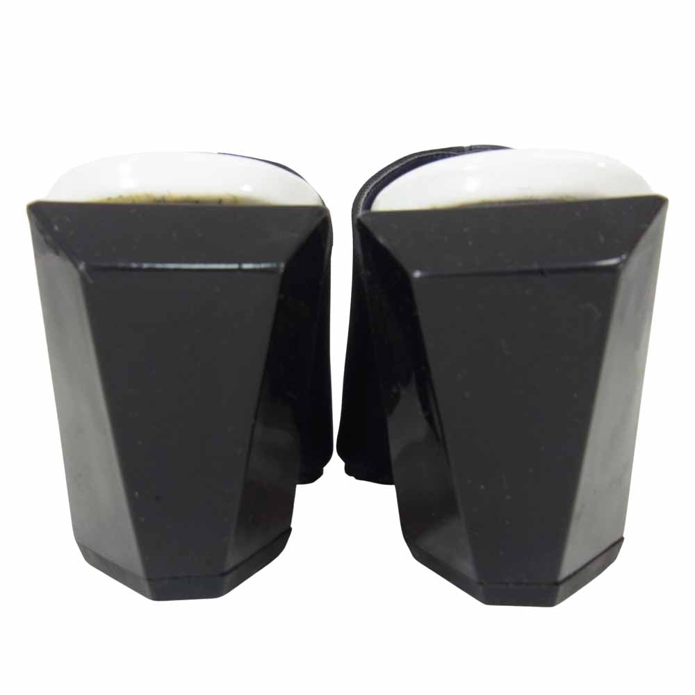 ISSEY MIYAKE イッセイミヤケ 132 5. スクエア ヒール ネイビー系 25cm【中古】