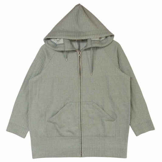 PLEATS PLEASE プリーツプリーズ PP41-JC582 ISSEY MIYAKE イッセイミヤケ ジップ フーディー パーカー グレー系 3【中古】
