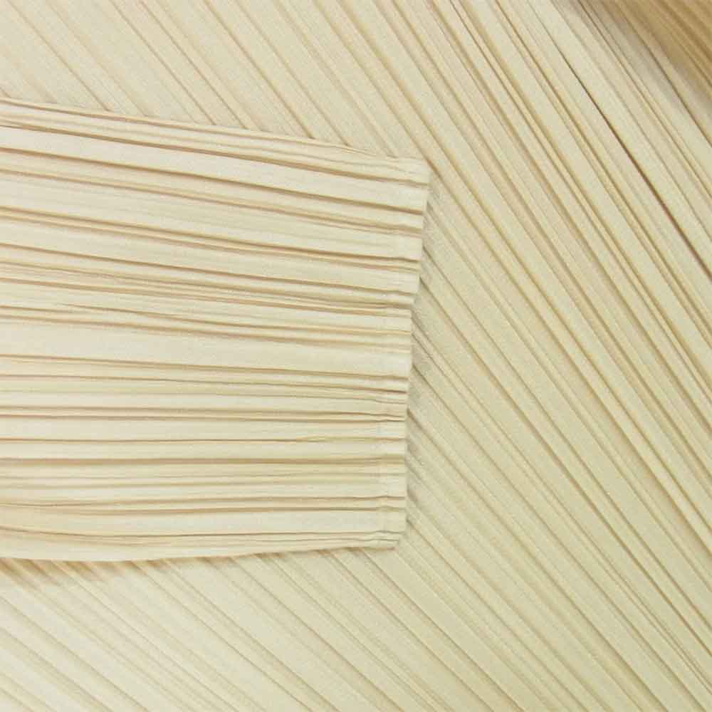 PLEATS PLEASE プリーツプリーズ PP11-JH126 ISSEY MIYAKE イッセイミヤケ プリーツ加工 ボトルネック 長袖 ワンピース イエロー系 4【美品】【中古】